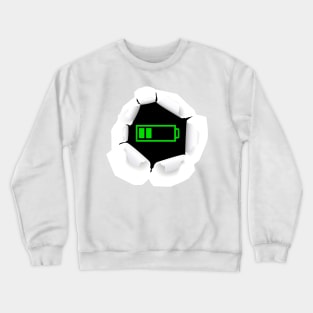 Low Battery Crewneck Sweatshirt